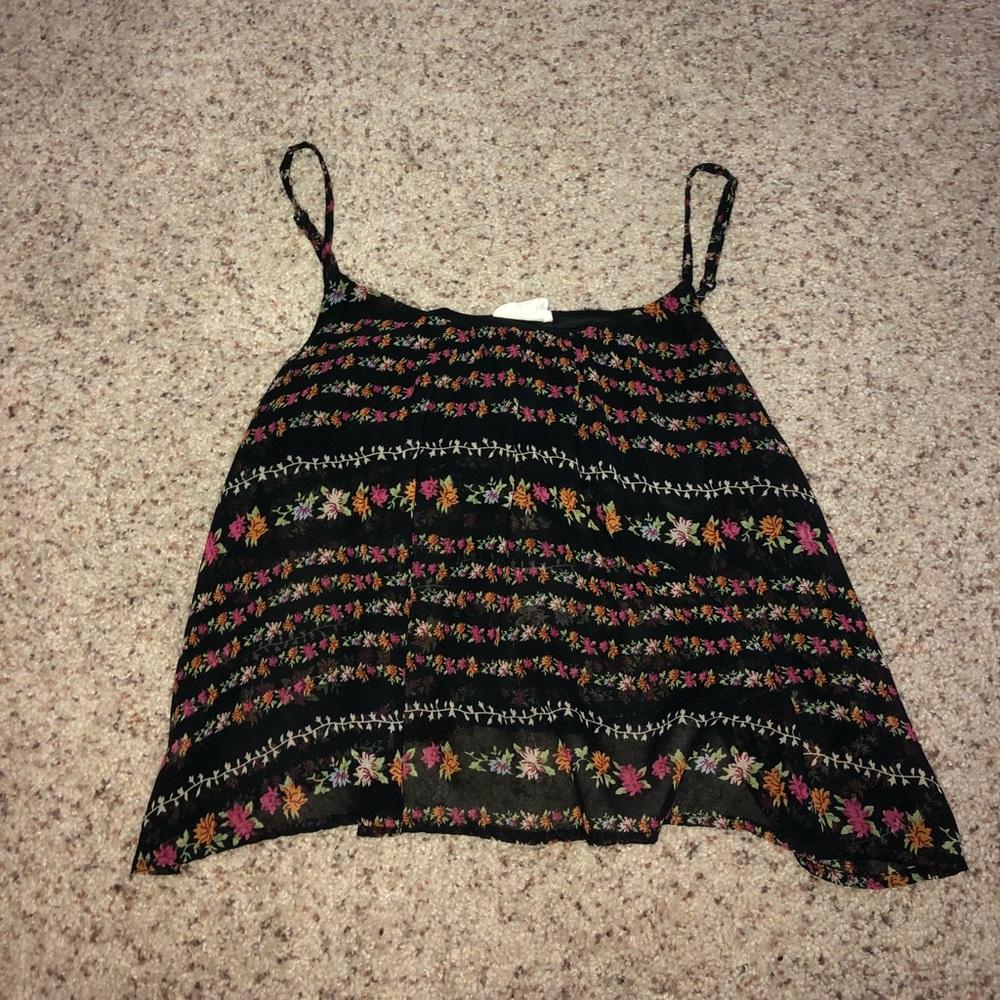 floral tank top